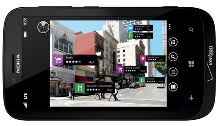 Verizon Nokia Lumia 822 Windows Phone landscape black Verizon Nokia Lumia 822 Windows Phone landscape black