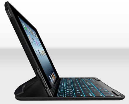 ZAGG ZAGGkeys PROfolio+ Keyboard Case for iPad 2 3 4 side