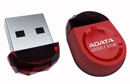 ADATA DashDrive Durable UD310 Gem-like USB Flash Drive red