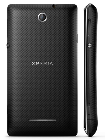 Sony Xperia E dual dual-sim affordable android phone back