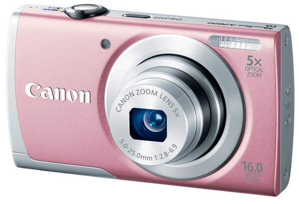 Canon PowerShot A2600 digital camera pink