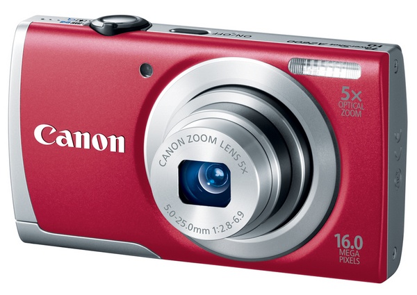 Canon PowerShot A2600 digital camera red