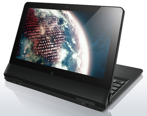 Lenovo ThinkPad Helix Convertible Ultrabook table stand mode