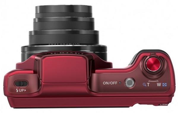 Olympus STYLUS SZ-15 Long-zoom Camera red top