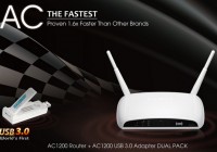 Edimax AC1200 DUAL PACK 802.11ac Router Adapter Combo
