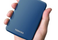 Toshiba Canvio Connect Portable Hard Drive with Pogoplug PC for Remote Access blue