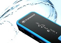 Transcend MP350 Waterproof Portable Music Player water
