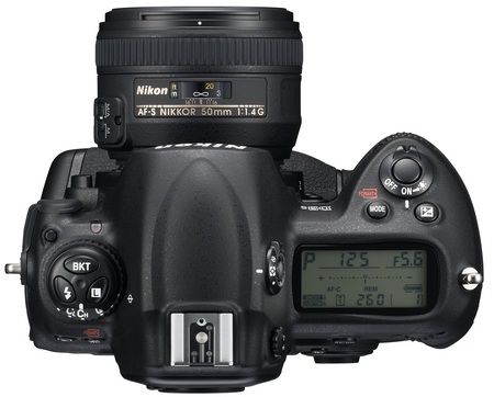 Nikon D3s DSLR Camera top
